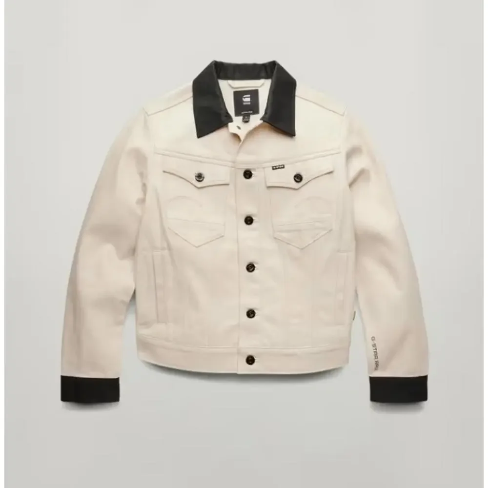 NWT G-Star RAW Arc 3D Denim Jacket Women’s Ecru Raw Denim Size XS - Picture 4 of 11